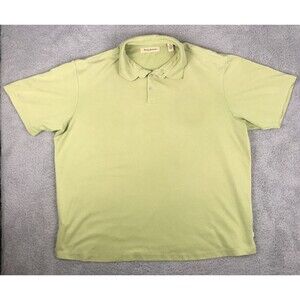 Tommy Bahama Golf Polo Shirt Mens Size XXL Lime Green Model Blend Short Sleeve